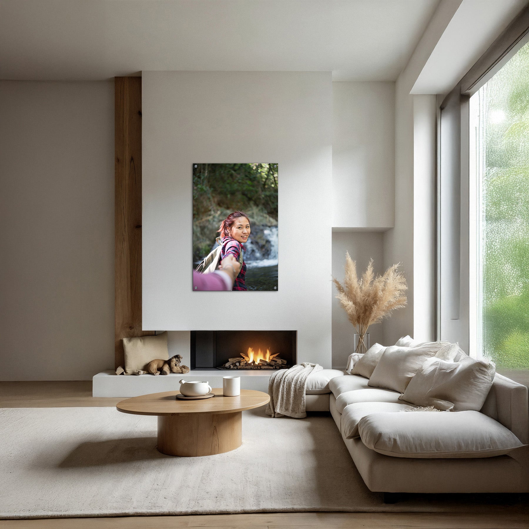 Cadre en Dibond personnalisé avec photo au choix du client, impression haute qualité, décoration murale moderne
