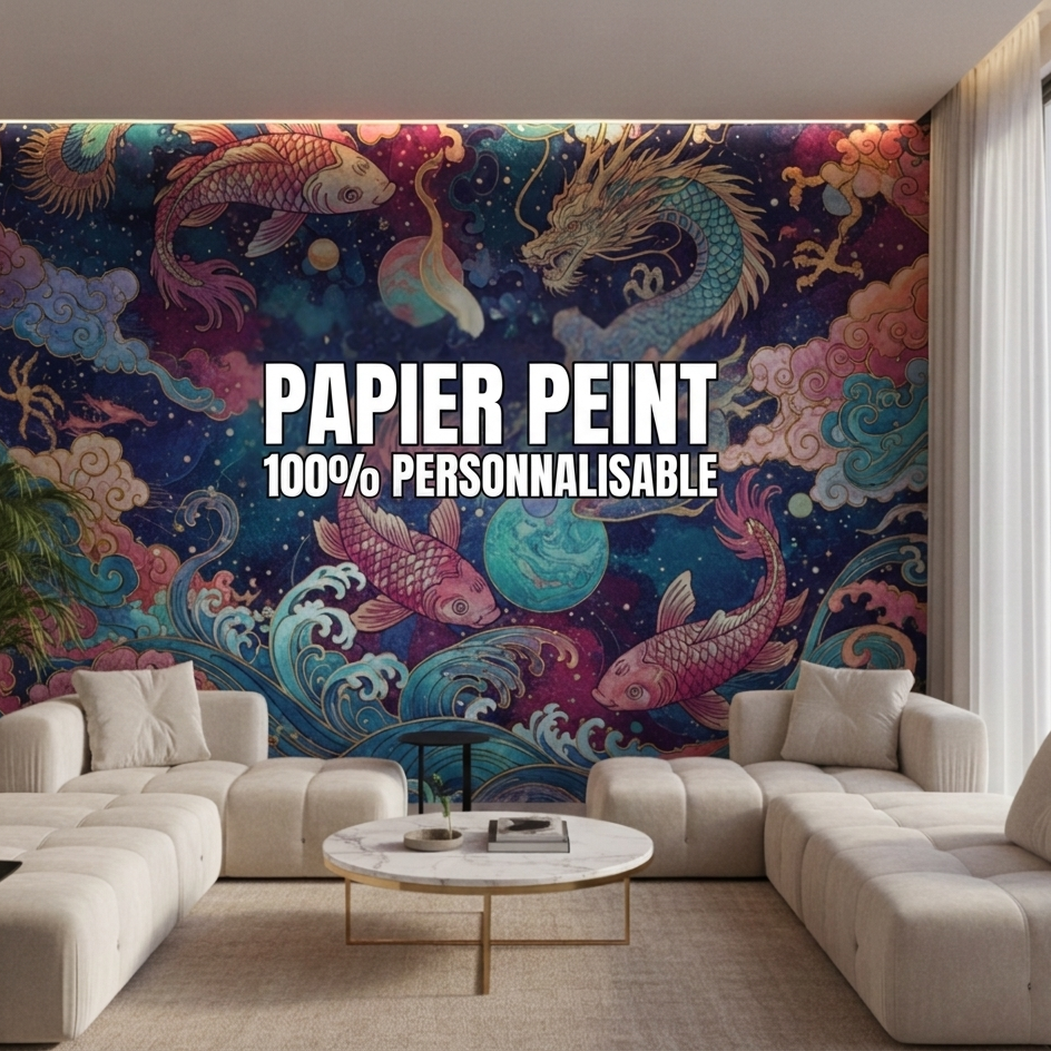Plongez dans un monde féerique avec ce papier peint fantastique aux nuances bleu et violet. Ses dégradés profonds et son ambiance mystérieuse créent une décoration immersive, idéale pour une chambre, un bureau ou un espace détente. Ce design invite au rêve et transforme instantanément la pièce en un univers magique. Fabriqué sur mesure et imprimé en haute définition, il allie élégance, modernité et originalité.